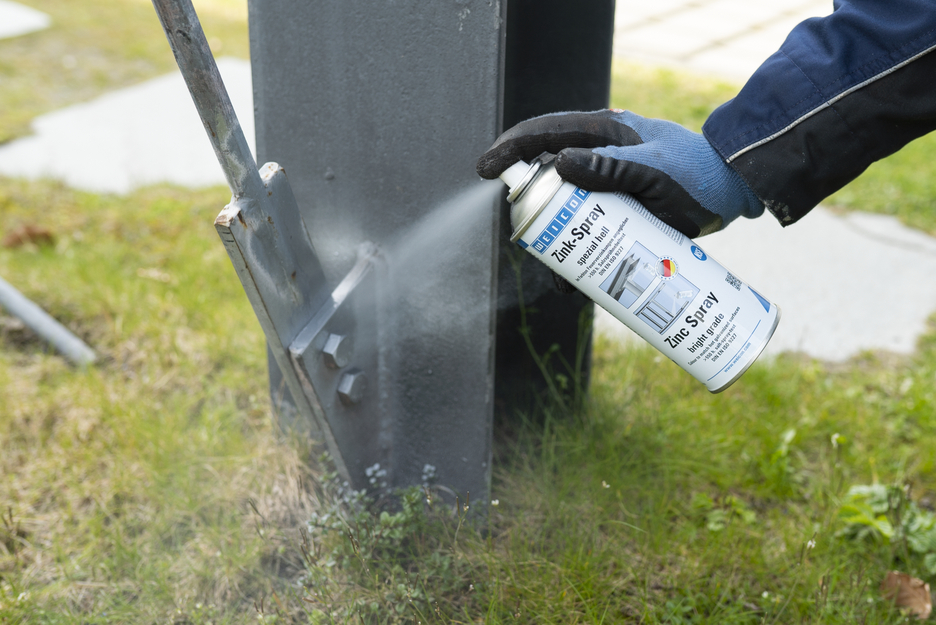 Spray Zinc spécial clair | protection cathodique contre la corrosion avec autorisation pour le secteur alimentaire