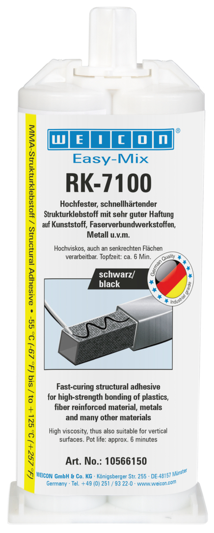 Easy-Mix RK-7100 Adhésif Structuraux à base d’Acrylates | Adhésif structural acrylate, à durcissement rapide