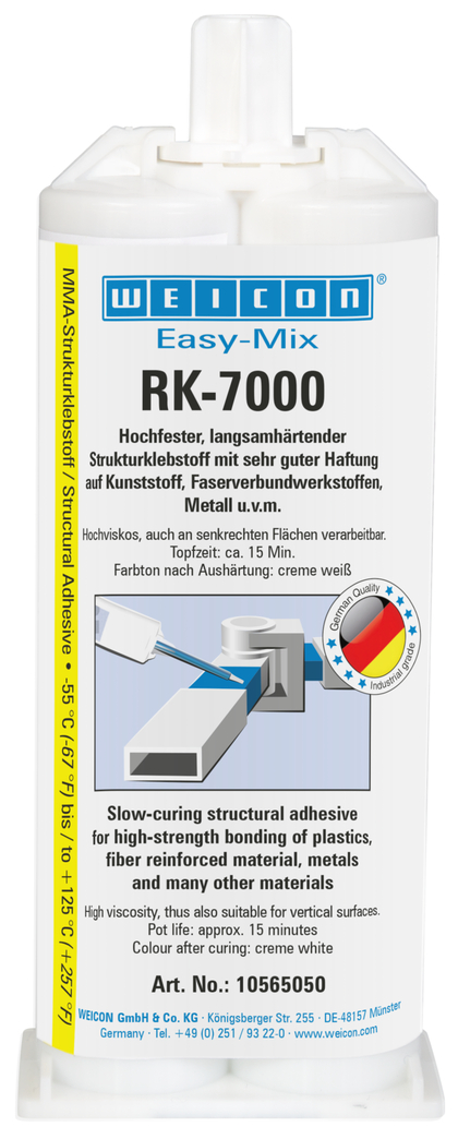 Easy-Mix RK-7000 Adhésif structural à base d’Acrylates | Adhésif structural acrylate à durcissement lent