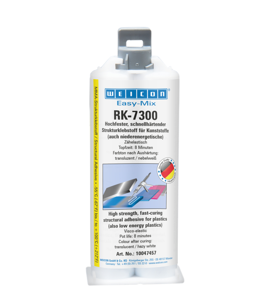 Easy-Mix RK-7300 Adhésif structural à base d'acrylates | Adhésif structural acrylate pour plastiques à faible énergie