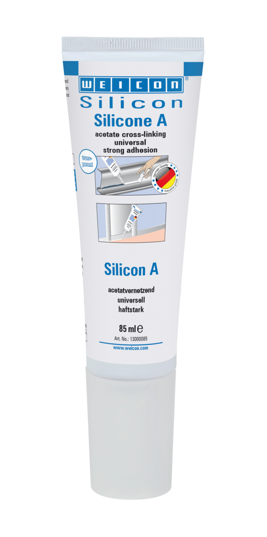Silicone A | mastic d'étanchéité réticulant à l'acétate et fongicide